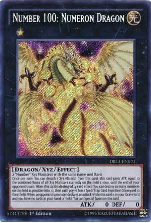 Number 100: Numeron Dragon - DRL3-EN021 - Secret Rare