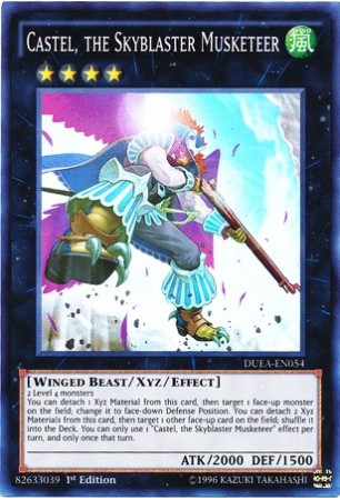 Castel, the Skyblaster Musketeer - DUEA-EN054 - Super Rare