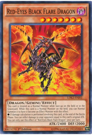 Red-Eyes Black Flare Dragon - LDK2-ENJ02 - Common