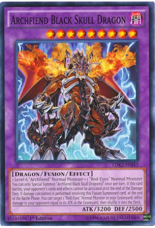 Archfiend Black Skull Dragon - LDK2-ENJ42 - Common