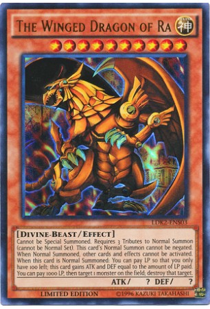 The Winged Dragon of Ra - LDK2-ENS03 - Ultra Rare