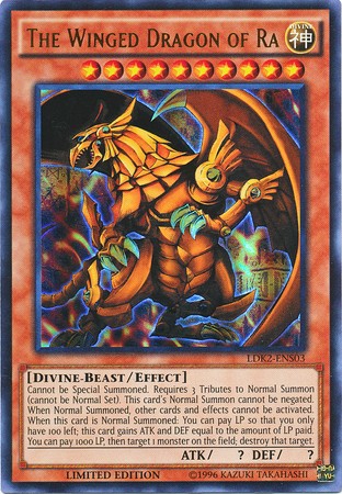 遊戯王 THE WINGED DRAGON OF RA The Winged Dragon of Ra - LDK2-ENS03 - Ultra Rare - Duelshop