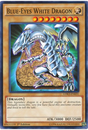 Blue-Eyes White Dragon - LDK2-ENK01D - Common