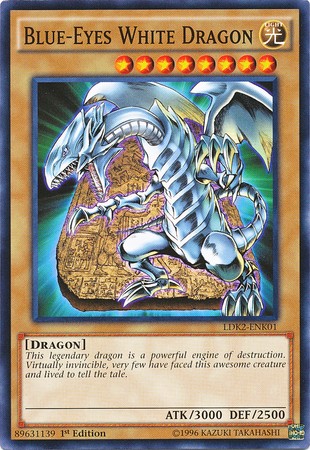 YU-GI-OH! 遊戯王 Blue-Eyes White Dragon！ Blue-Eyes White Dragon - LDK2-ENK01D - Common - Duelshop
