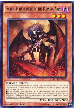 Scarm, Malebranche of the Burning Abyss - DUEA-EN082 - Rare