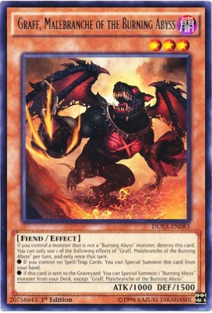 Graff, Malebranche of the Burning Abyss - DUEA-EN083 - Rare