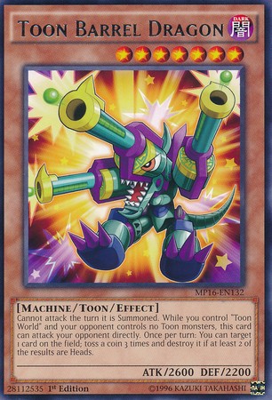 Toon Barrel Dragon - MP16-EN132 - Rare