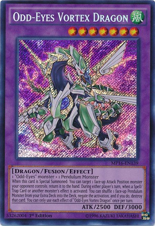 Odd-Eyes Vortex Dragon - MP16-EN139 - Secret Rare - Duelshop
