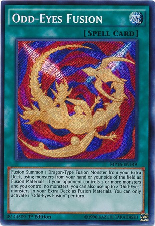 Odd-Eyes Fusion - MP16-EN149 - Secret Rare - Duelshop