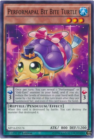 Performapal Bit Bite Turtle - MP16-EN176 - Common