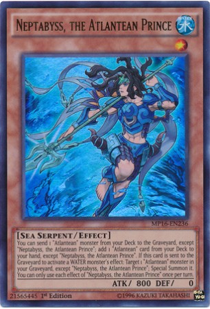 Neptabyss, the Atlantean Prince - MP16-EN236 - Ultra Rare