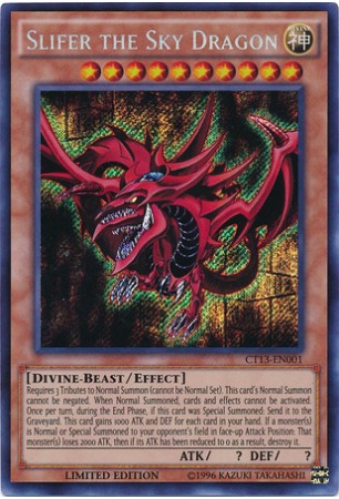 Slifer the Sky Dragon - CT13-EN001 - Secret Rare