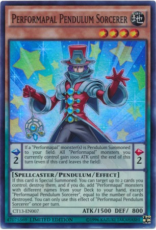 Performapal Pendulum Sorcerer - CT13-EN007 - Super Rare