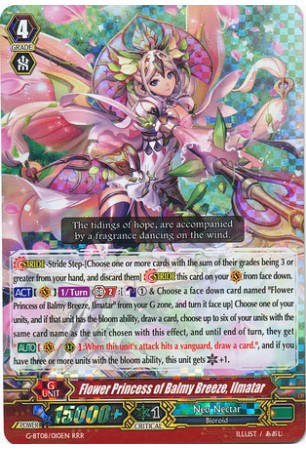 Flower Princess of Balmy Breeze, Ilmatar - G-BT08/010EN - RRR