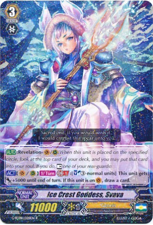 Ice Crest Goddess, Svava - G-BT08/028EN - R