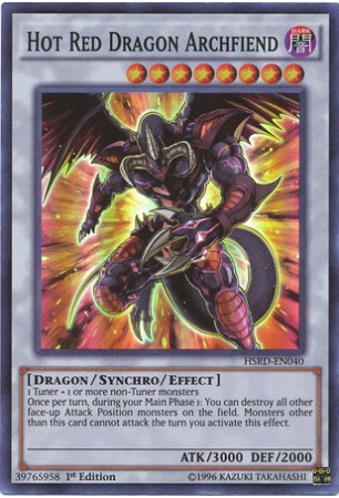 Hot Red Dragon Archfiend - HSRD-EN040 - Super Rare