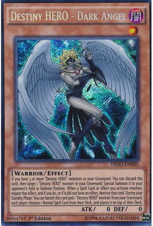 Destiny HERO - Dark Angel - DESO-EN005 - Secret Rare