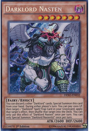 Darklord Nasten - DESO-EN032 - Secret Rare