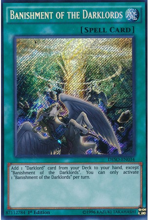 Banishment of the Darklords - DESO-EN034 - Secret Rare