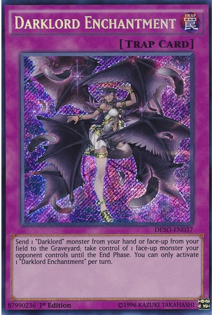 Darklord Enchantment - DESO-EN037 - Secret Rare