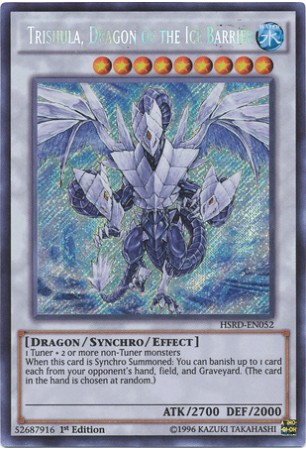 Trishula, Dragon of the Ice Barrier - HSRD-EN052 - Secret Rare