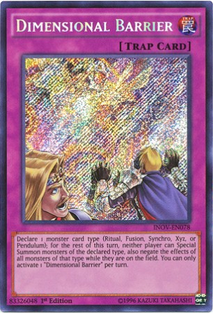 Dimensional Barrier - INOV-EN078 - Secret Rare