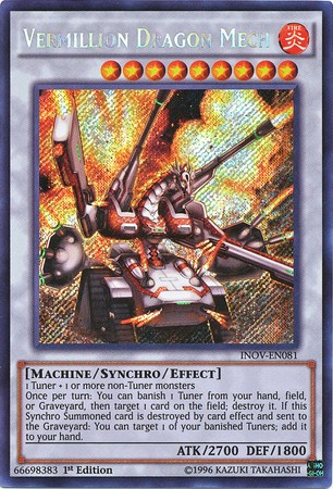 Vermillion Dragon Mech - INOV-EN081 - Secret Rare