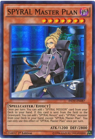 SPYRAL Master Plan - INOV-EN087 - Super Rare