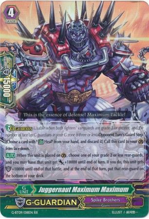 Juggernaut Maximum Maximum - G-BT09/018EN - RR