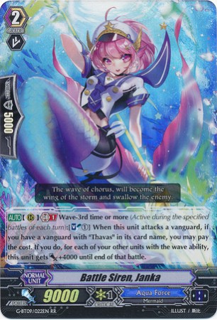 Battle Siren, Janka - G-BT09/022EN - RR