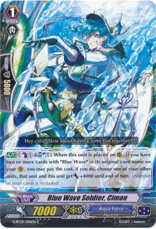 Blue Wave Soldier, Cimon - G-BT09/096EN - C