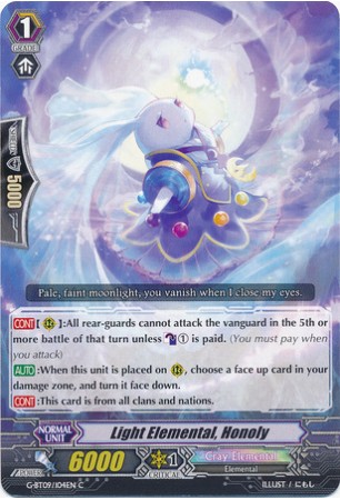 Light Elemental, Honoly - G-BT09/104EN - C