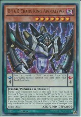 D/D/D Chaos King Apocalypse - SDPD-EN001 - Ultra Rare