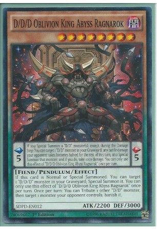 D/D/D Oblivion King Abyss Ragnarok - SDPD-EN012 - Common