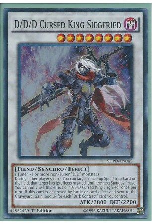 D/D/D Cursed King Siegfried - SDPD-EN042 - Super Rare