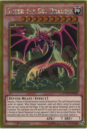 Slifer the Sky Dragon - MVP1-ENG57 - Gold Rare