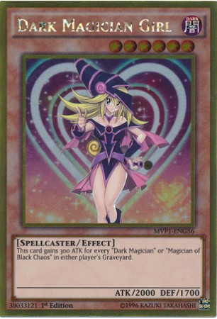 Dark Magician Girl - MVP1-ENG56 - Gold Rare