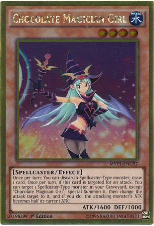 Chocolate Magician Girl - MVP1-ENG52 - Gold Rare