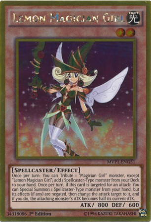 Lemon Magician Girl - MVP1-ENG51 - Gold Rare