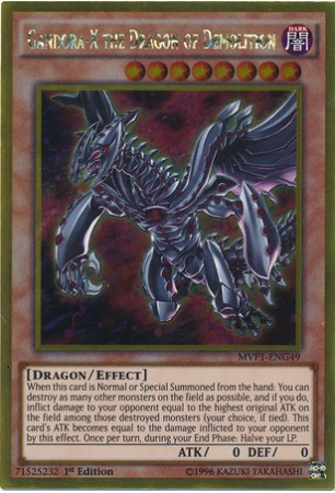 Gandora-X the Dragon of Demolition - MVP1-ENG49 - Gold Rare