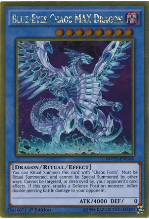 Blue-Eyes Chaos MAX Dragon - MVP1-ENG04 - Gold Rare