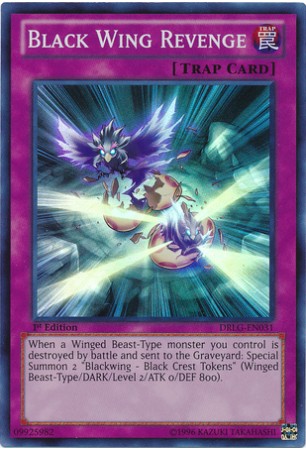 Black Wing Revenge - DRLG-EN031 - Super Rare