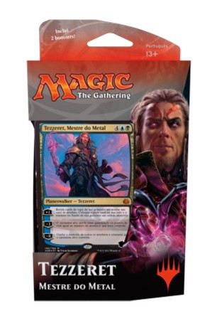 MTG Revolta do Éter Intro Pack Planeswalker - Tezzeret Mestre do Metal