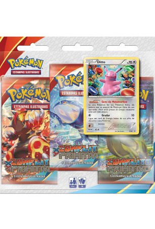 Pokémon XY5 Conflito Primitivo Triple Pack - Ditto