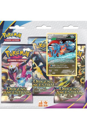 Pokémon XY7 Origens Ancestrais Triple Pack - Salamence