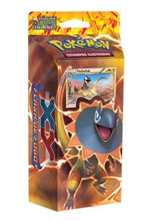 Pokémon XY2 Flash de Fogo Deck Inicial - Trovão Reluzente (Heliolisk)