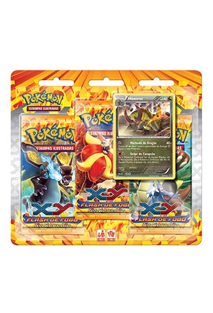 Pokémon XY2 Flash de Fogo Triple Pack - Haxorus