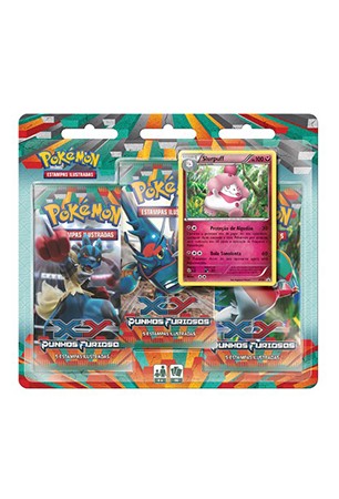 Pokémon XY3 Punhos Furiosos Triple Pack - Slurpuff