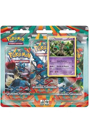 Pokémon XY3 Punhos Furiosos Triple Pack - Trevenant