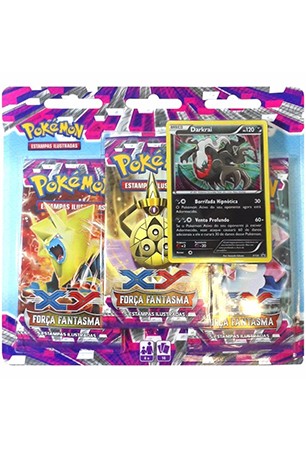 Pokémon XY4 Força Fantasma Triple Pack - Darkrai